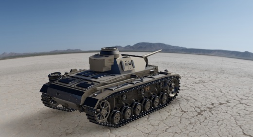 三号坦克坦克 战车 kpfw 3 ausf solidedge stp缩略图